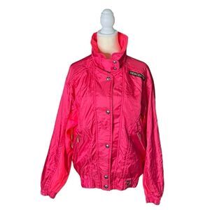 Vintage Descente Women’s Retro Style Snow Ski Jacket Hot Pink Rare US Size 10